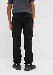 Fleece-Cargohose, Regular Fit, bonprix
