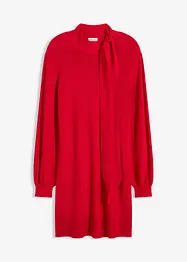 Strickkleid mit Schleife aus softem Viskose-Mix, bonprix