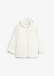 Teddy-Fleece Jacke in A-Linie mit Seitenschlitzen, bonprix