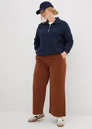 Cordhose mit Bequembund, High Waist, bonprix