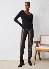 Feinstrickpullover aus Merinowolle, bonprix