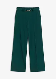 Pantalon large avec ceinture décorative, bonprix