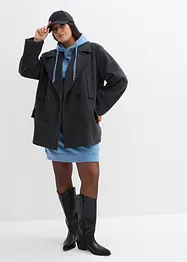 Sweatkleid mit Kapuze, bonprix
