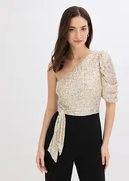 Top à paillettes, bonprix