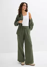 Schlupfhose aus luftigem Musselin, bonprix