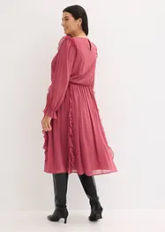 Robe en voile à volants, bonprix