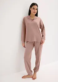 Loungewear Hausanzug aus weicher Baumwolle, oversized, bonprix