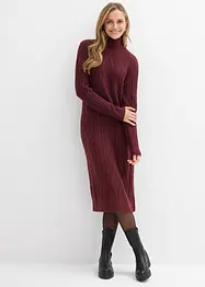 Strickkleid aus Zopfstrick, bonprix
