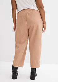 Pantalon barrel aspect laine, bonprix