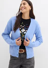 Gilet en maille côtelée, bonprix
