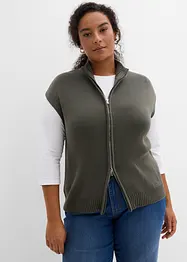 Gilet sans manches en maille, bonprix