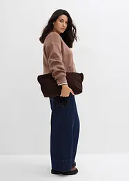 Gilet en maille oversize, bonprix