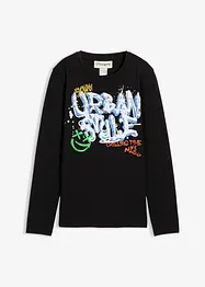 T-shirt manches longues 100% coton, bonprix