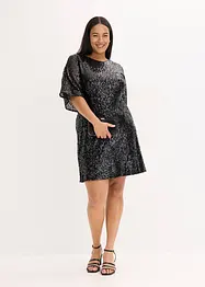 Oversized Paillettenkleid, bonprix