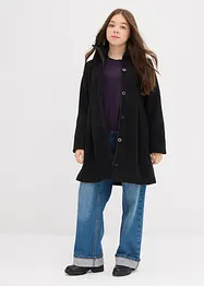 Manteau à capuche et pinces, forme trapèze, bonprix
