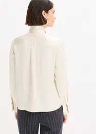 Satinbluse mit abnehmbarer Krawatte (2-tlg.), bonprix