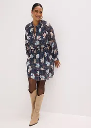 Robe en voile imprimé, bonprix