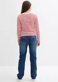 Jean droit taille mi-haute, bonprix