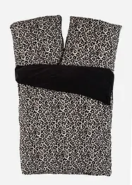 Cashmere Touch Wendebettwäsche mit Leopardenmuster, bonprix
