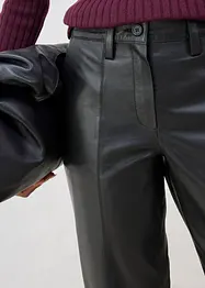 Pantalon en cuir d’agneau nappa, bonprix