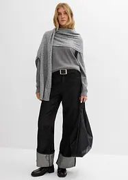 Rollkragenpullover aus reiner Baumwolle, bonprix