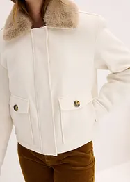 Winterjacke in Wolloptik, bonprix