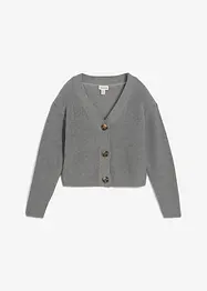 Grobstrickjacke aus reiner Baumwolle, bonprix