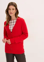 Gilet long en maille douce, bonprix