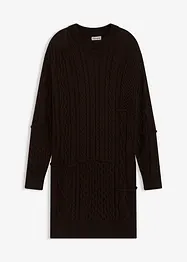 Strickkleid mit Zopfmuster, bonprix