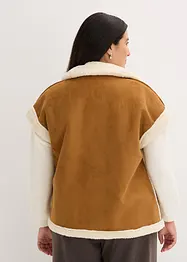 Gilet sans manches en sherpa, bonprix