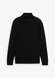 Feinstrick-Rollkragenpullover mit edler Merinowolle, Slim Fit, bonprix