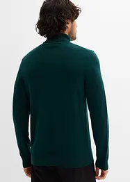 Feinstrick-Rollkragenpullover mit edler Merinowolle, Slim Fit, bonprix