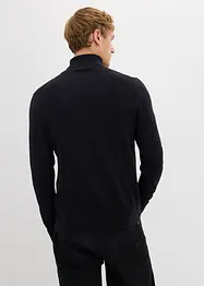 Feinstrick-Rollkragenpullover mit edler Merinowolle, Slim Fit, bonprix