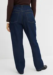 Jean droit taille haute, long, bonprix