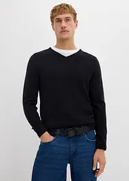Feinstrickpullover mit edler Merinowolle, bonprix
