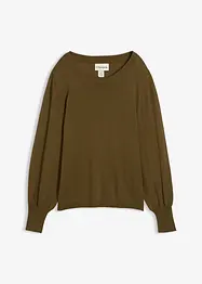 Pullover mit Ballon-Ärmel, bonprix