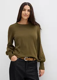 Pullover mit Ballon-Ärmel, bonprix