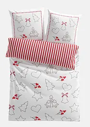 Wendebettwäsche mit weihnachtlichem Design, bonprix