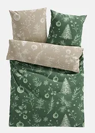 Wendebettwäsche mit floralem Weihnachtsmuster, bonprix