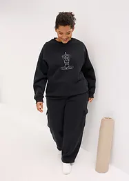 Thermo Oversized Funktions-Sweatshirt, schnelltrocknend, bonprix