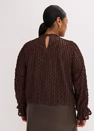 Blouse texturée, bonprix