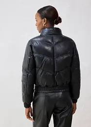 Leder-Steppjacke aus Lammnappa, bonprix