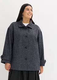 Caban long, aspect laine, bonprix
