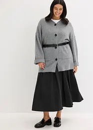 Gilet en maille avec ceinture, bonprix