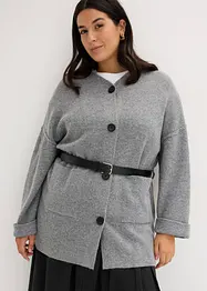 Gilet en maille avec ceinture, bonprix