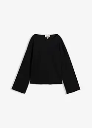 Langarmshirt aus Rippware, bonprix