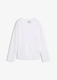 Langarmshirt mit Seidenanteil, bonprix