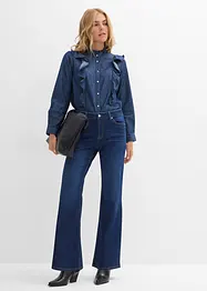 Flared-Jeans Mid Waist, bonprix