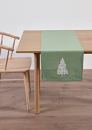 Bio Baumwoll Tischläufer mit Terry Stickerei, bonprix