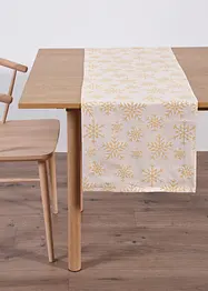 Jacquard Tischläufer aus Bio Baumwolle, bonprix